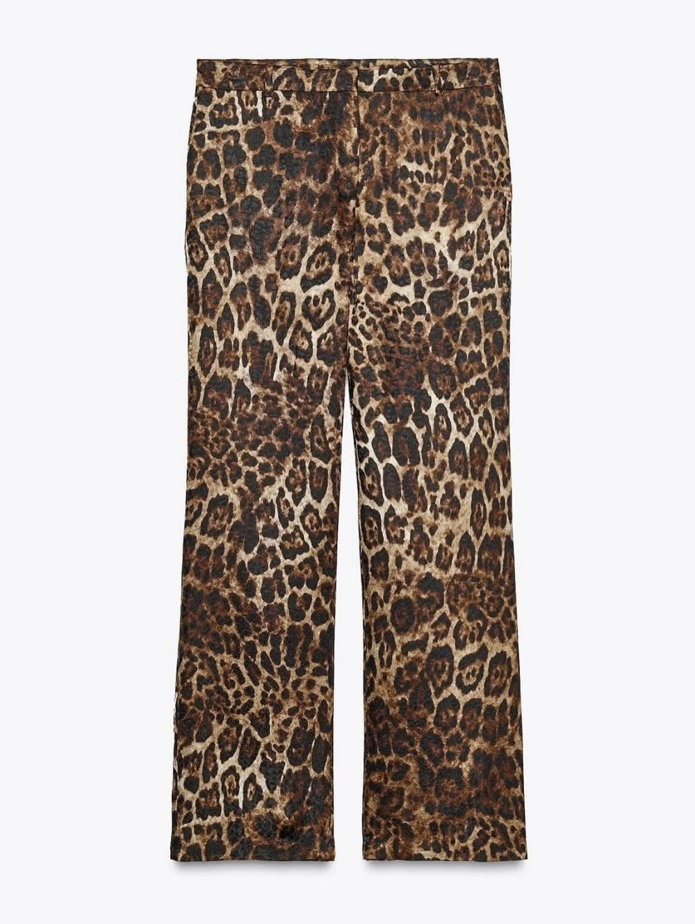 ANIMAL PRINT JACQUARD PANTS ZW COLLECTION